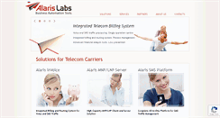 Desktop Screenshot of alarislabs.com
